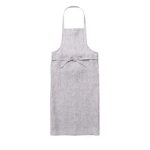 Fog Linen Work Grey Pinstripe Apron