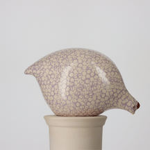 Les Ceramiques de Lussan Quail Pecking - Mauve