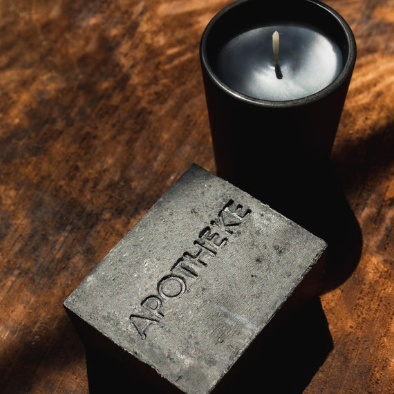 APOTHEKE Charcoal Bar Soap hi