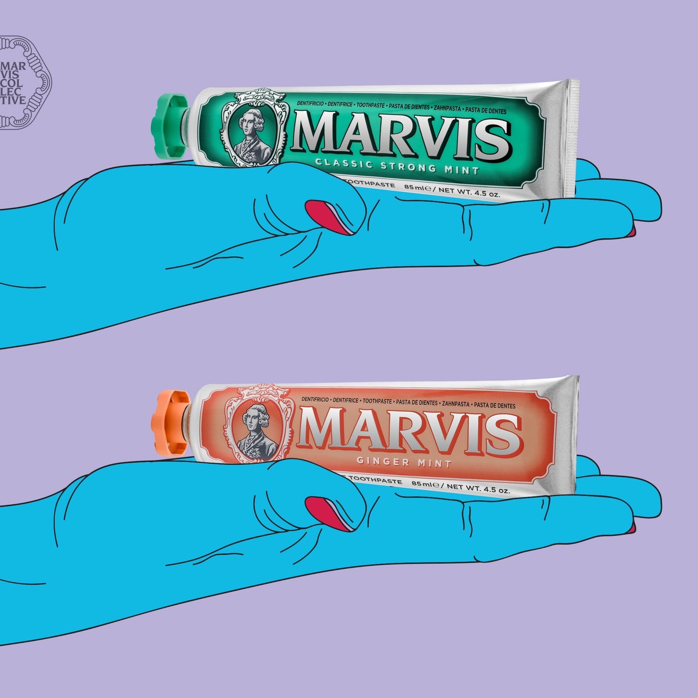 Marvis Strong Mint Toothpaste - 85ml