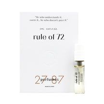 Sample Vial - 27 87 rule of 72 Eau de Parfum