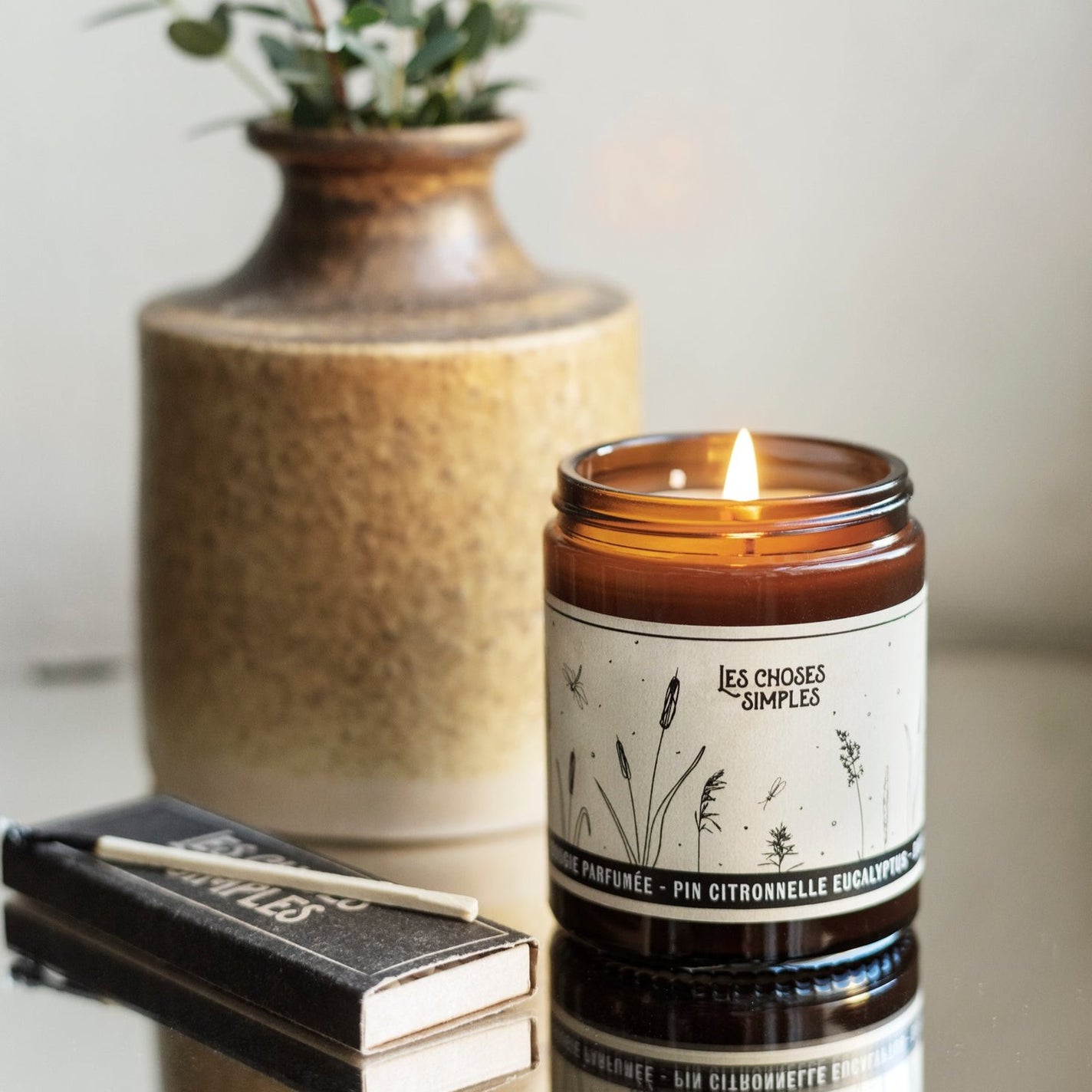Les Choses Simples Pin Citronelle Eucalyptus Boxed Candle