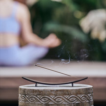 Esteban Japanese Garden Incense Set with Round Holder