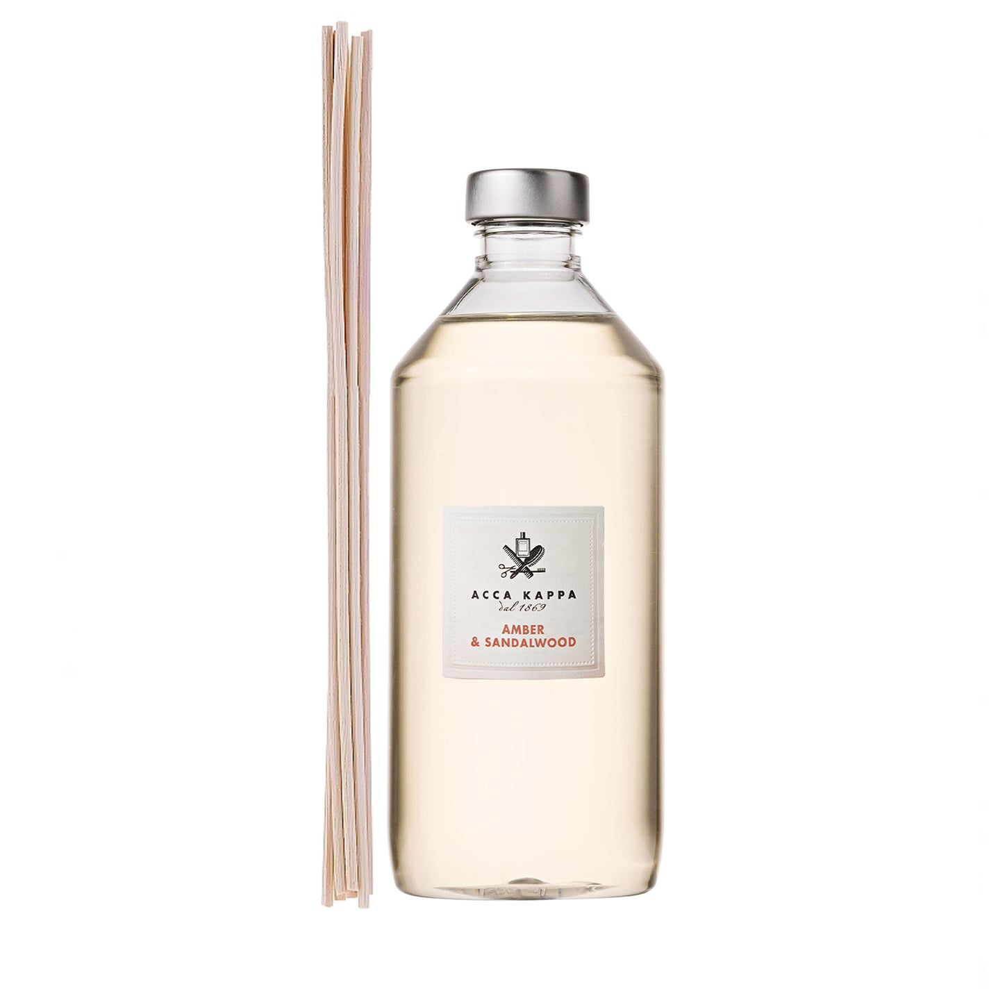 Acca Kappa Amber & Sandalwood Diffuser Refill + Reeds