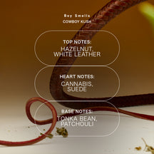 Boy Smells Cowboy Kush Standard Candle