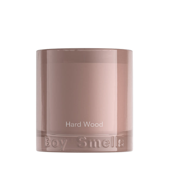 Boy Smells Hard Wood Standard Candle