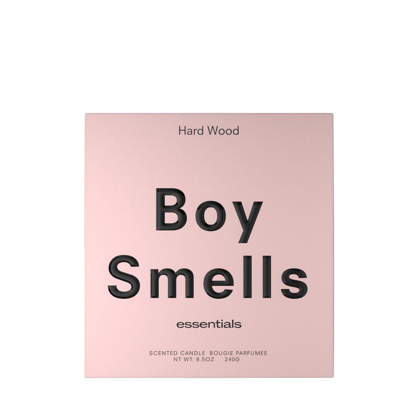 Boy Smells Hard Wood Standard Candle