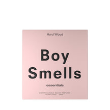 Boy Smells Hard Wood Standard Candle