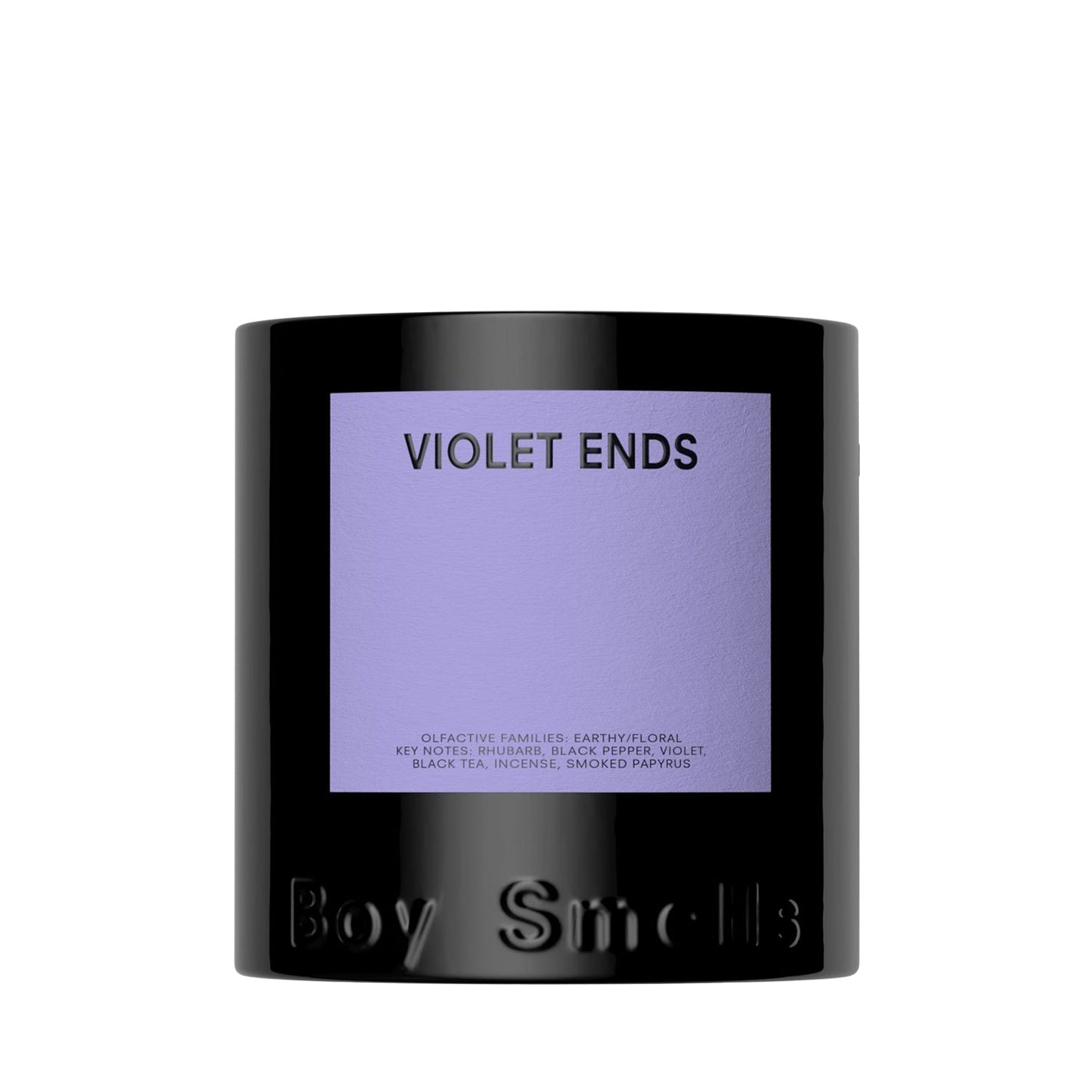 Boy Smells Violet Ends Standard Candle