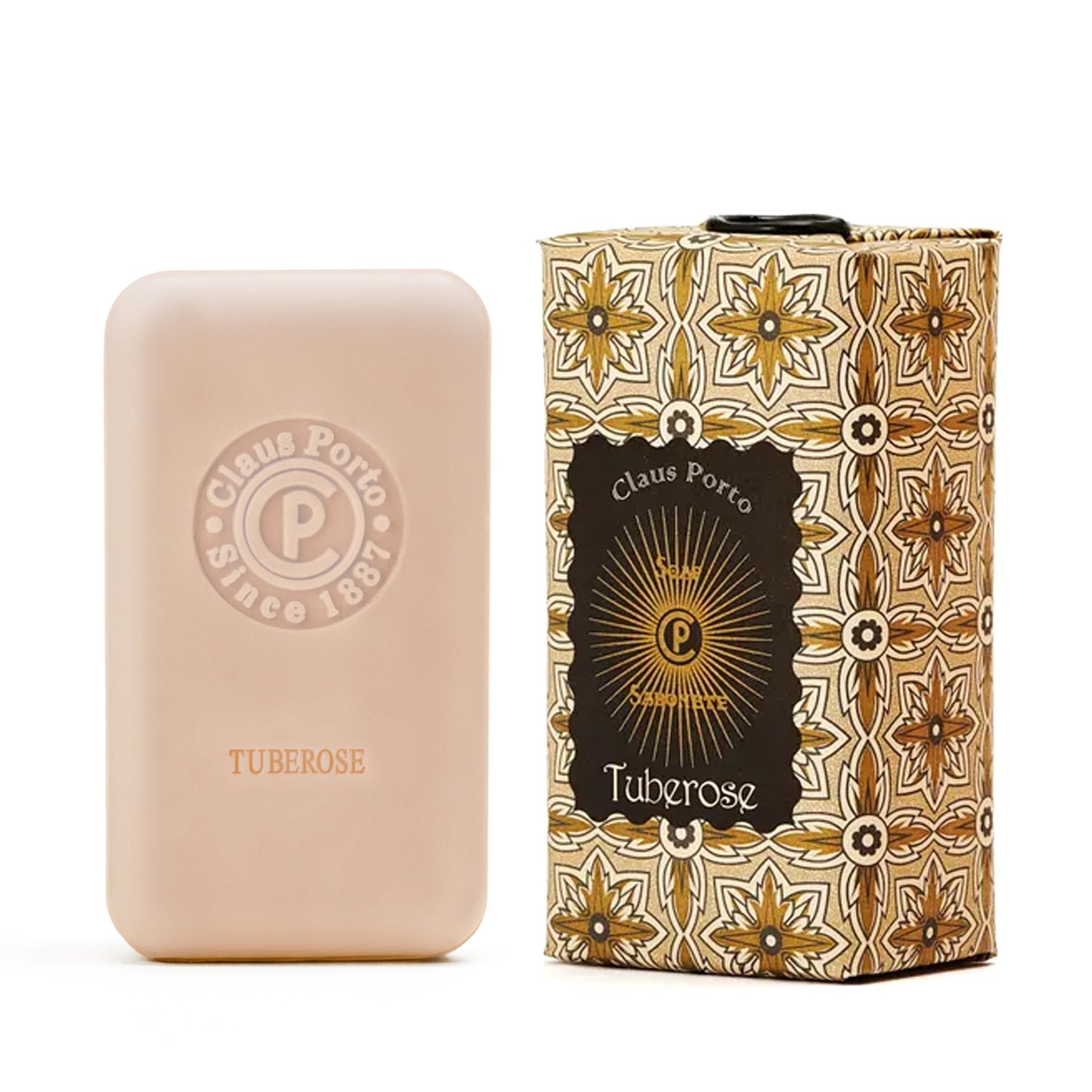 Claus Porto Black Sumburst Tuberose Wax Sealed Soap - 150g