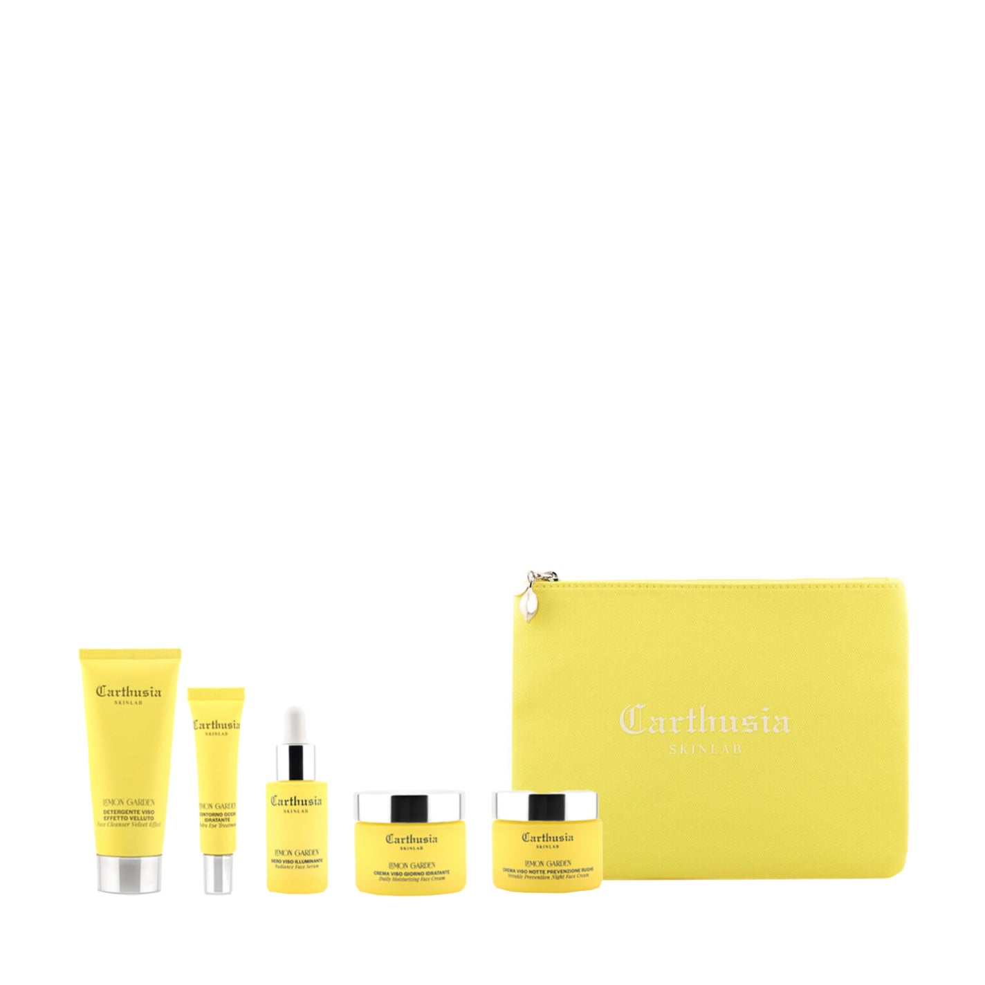 CARTHUSIA Lemon Garden Travel Kit 'Pochette' - Value $145