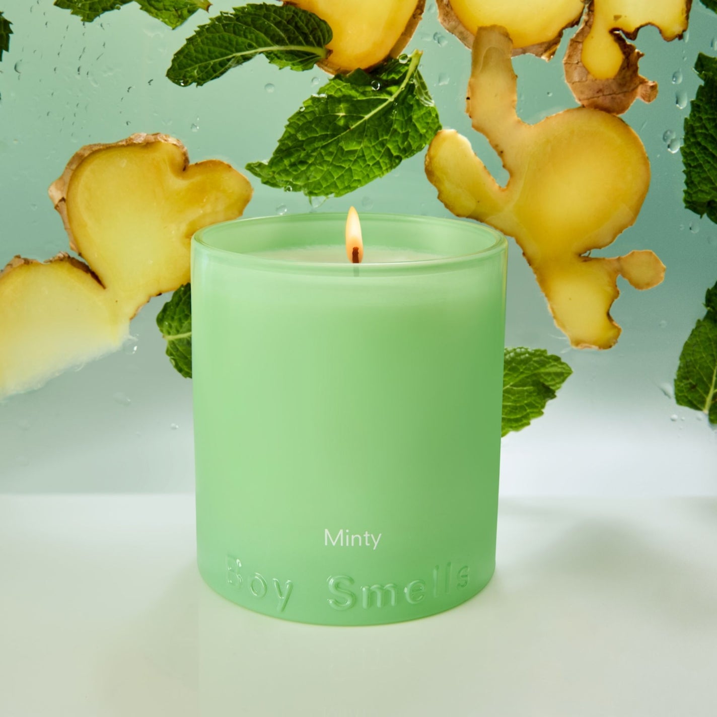 Boy Smells Minty Standard Candle