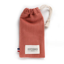 Esteban Iris Cachemire Perfumed Ceramic Tile in Linen Pouch