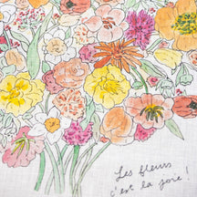 Fog Linen Work 2026 Linen Tea Towel Calendar: Joyful Bouquet