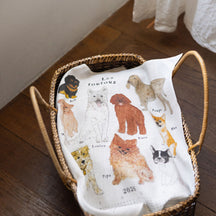 Fog Linen Work 2026 Linen Tea Towel Calendar: Lovely Doggies