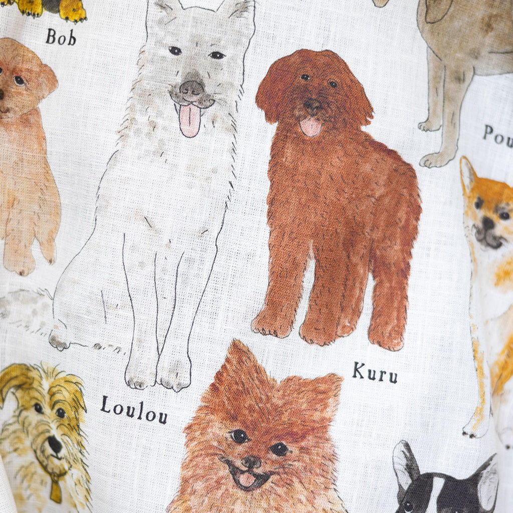Fog Linen Work 2026 Linen Tea Towel Calendar: Lovely Doggies