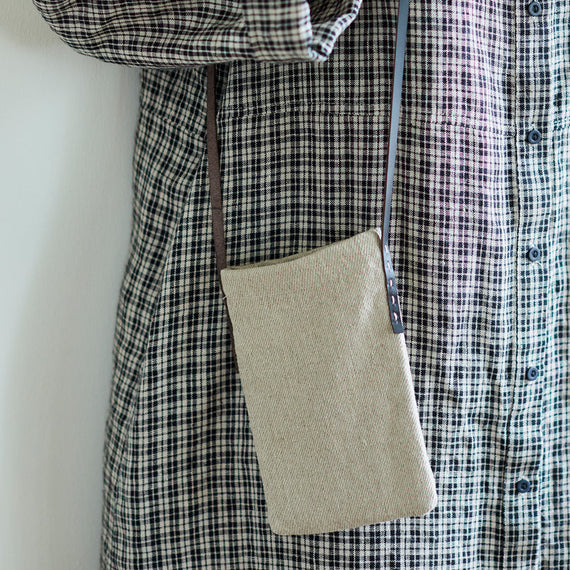 Fog Linen Work Beynell Linen Bag: Natural