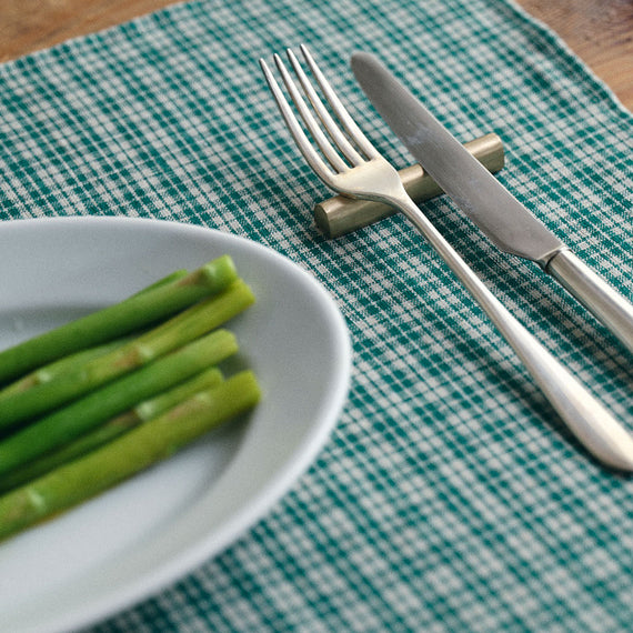 Fog Linen Work Brass Cutlery Rest - Round