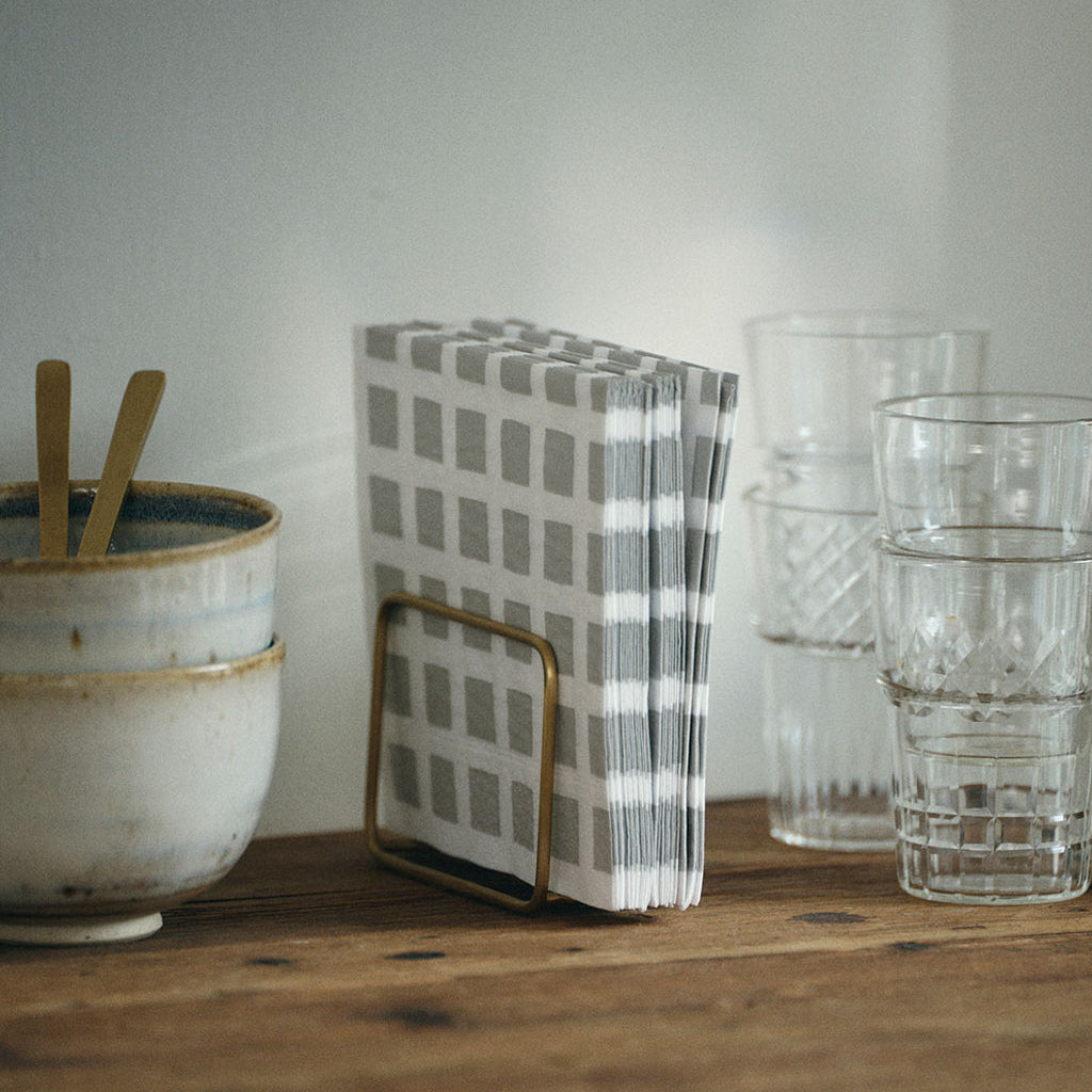 Fog Linen Work Brass Paper Stand