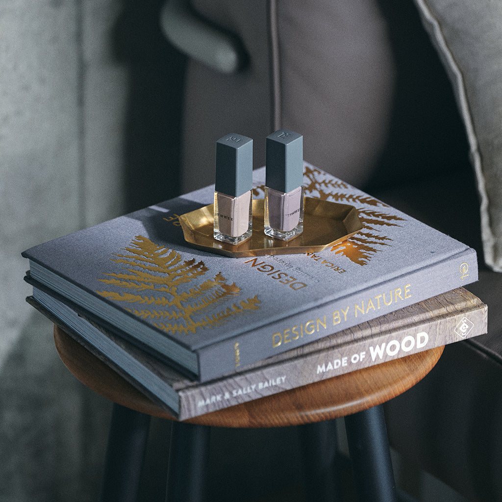 Fog Linen Work Brass Plate Long Octagonal (S)