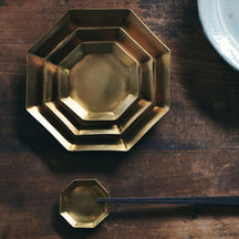 Fog Linen Work Brass Plate: Octagon (S)