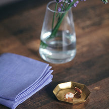Fog Linen Work Brass Plate: Octagon (XS)