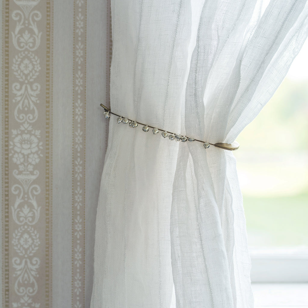 Fog Linen Work Brass Safety Pin with Bell (M)