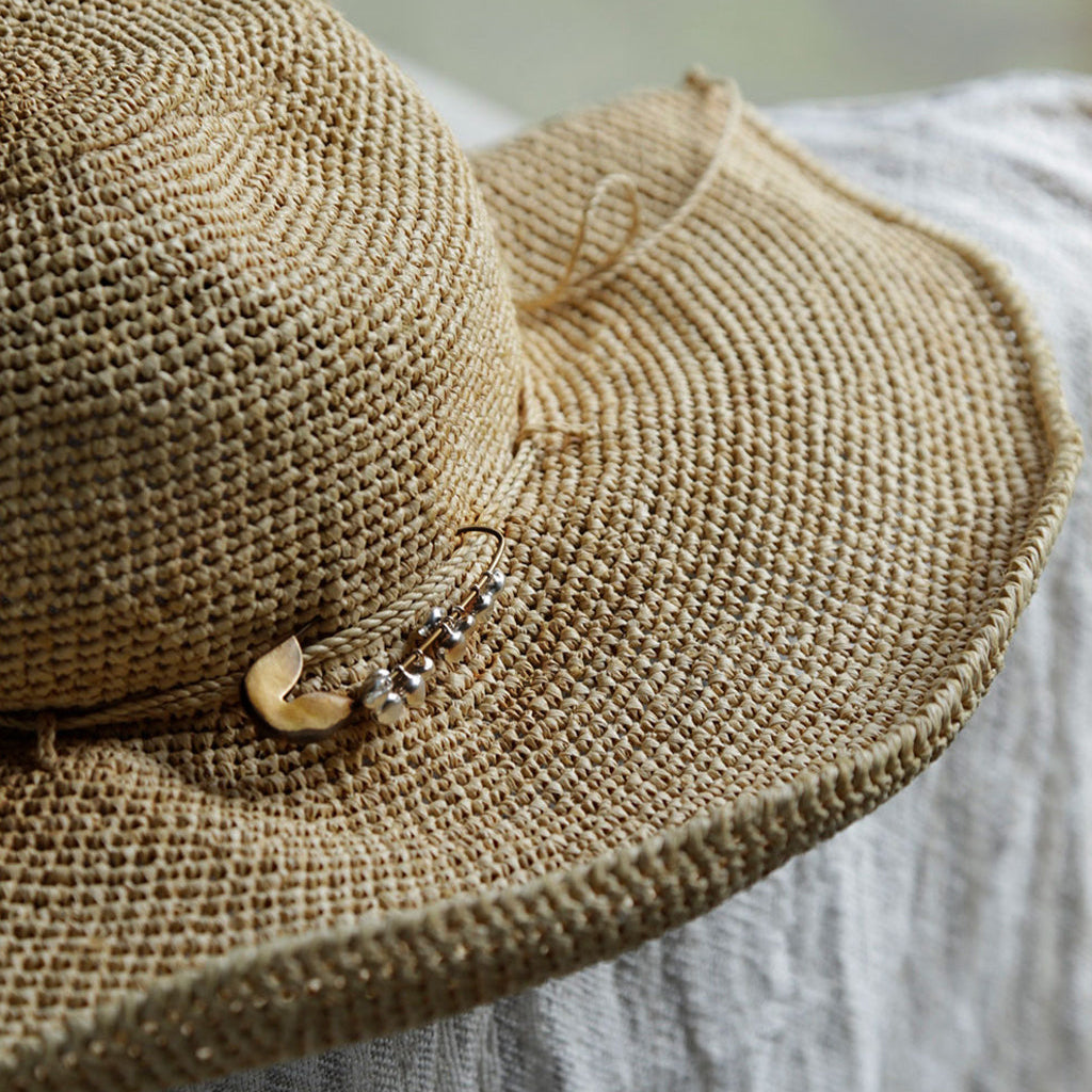 Fog Linen Work Brass Safety Pin with Bell (S)