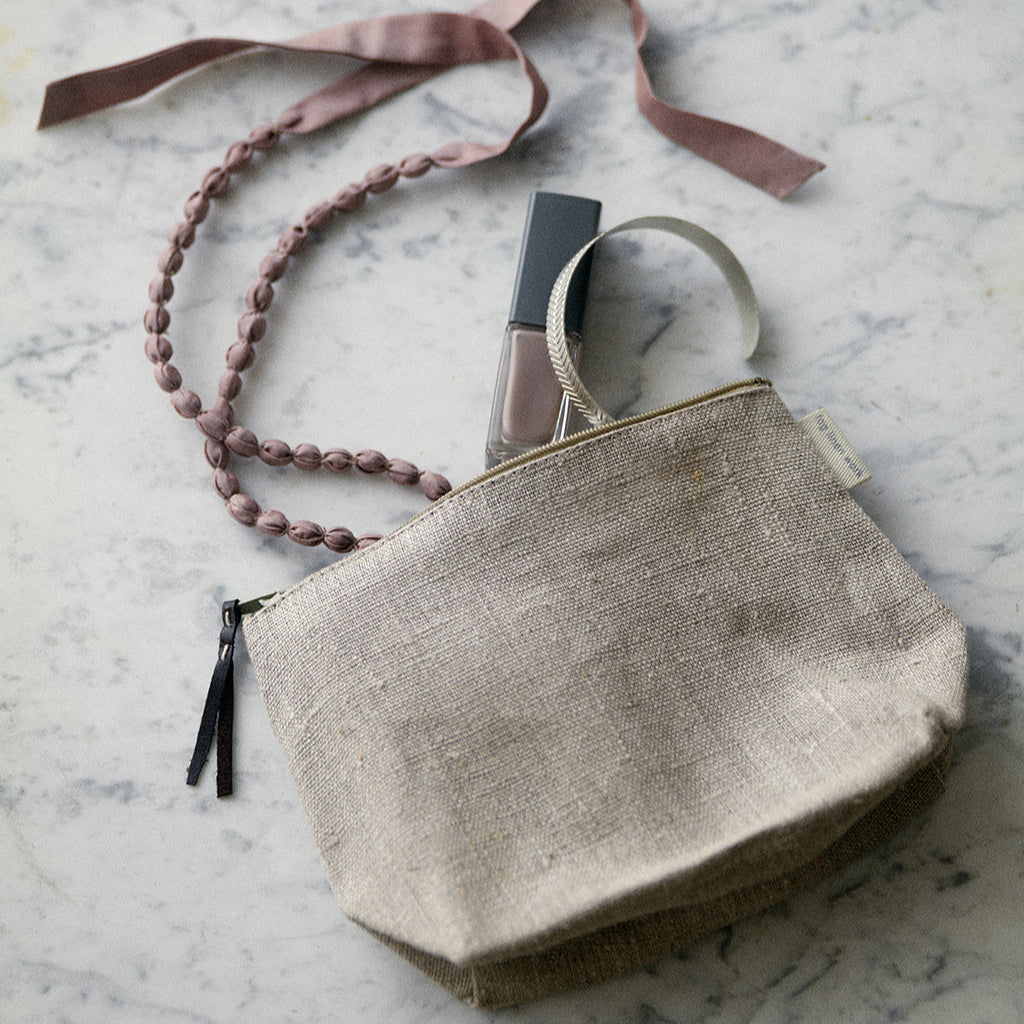 Fog Linen Work Chris Pouch: Natural