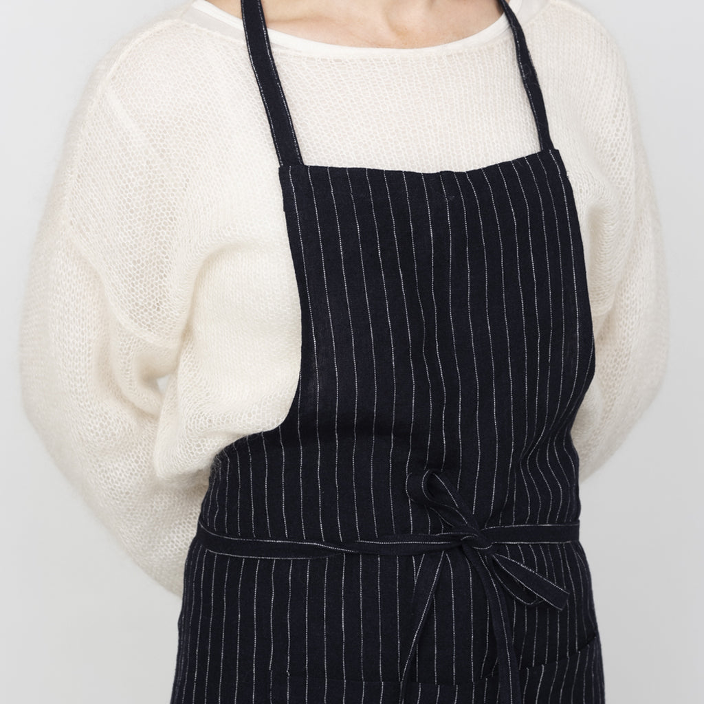 Fog Linen Work Linen Full Apron: Harper