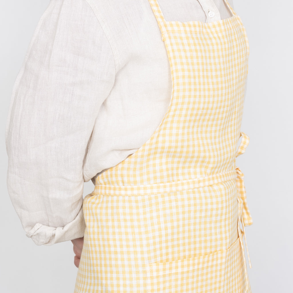 Fog Linen Work Linen Full Apron: Keily