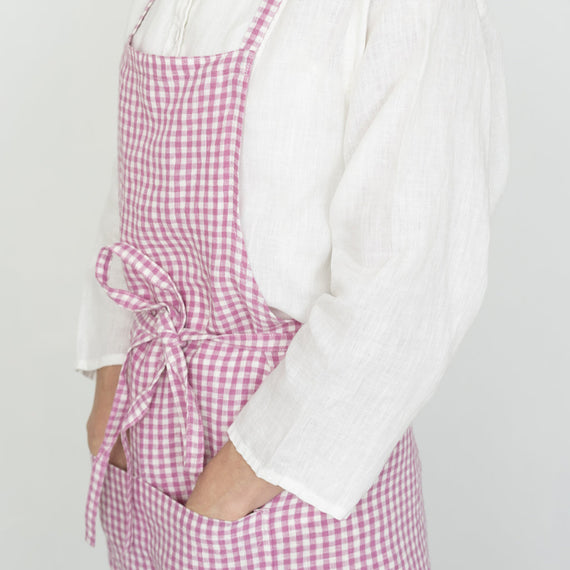 Fog Linen Work Linen Full Apron: Robin