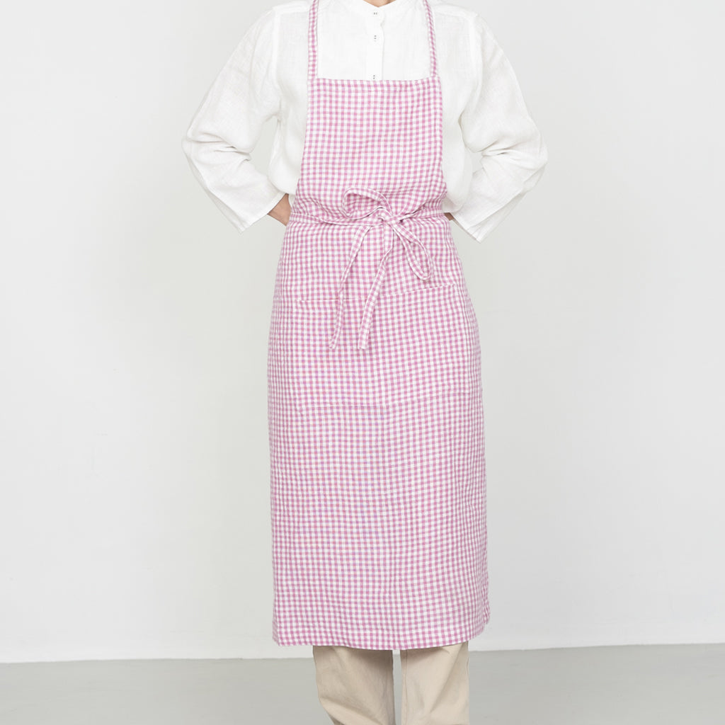 Fog Linen Work Linen Full Apron: Robin