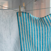 Fog Linen Work Linen Tea Towel: Francis