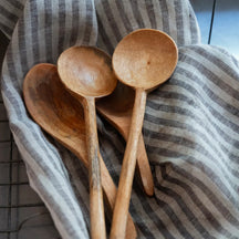 Fog Linen Work Linen Tea Towel: Roman