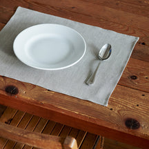 Fog Linen Work Linen Place Mat: Natural