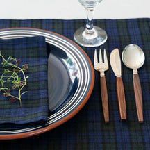 Fog Linen Work Linen Place Mat: Stanly