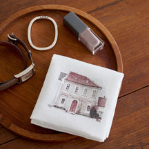 Fog Linen Work Misato Ogihara Handkerchief: Living with Cat