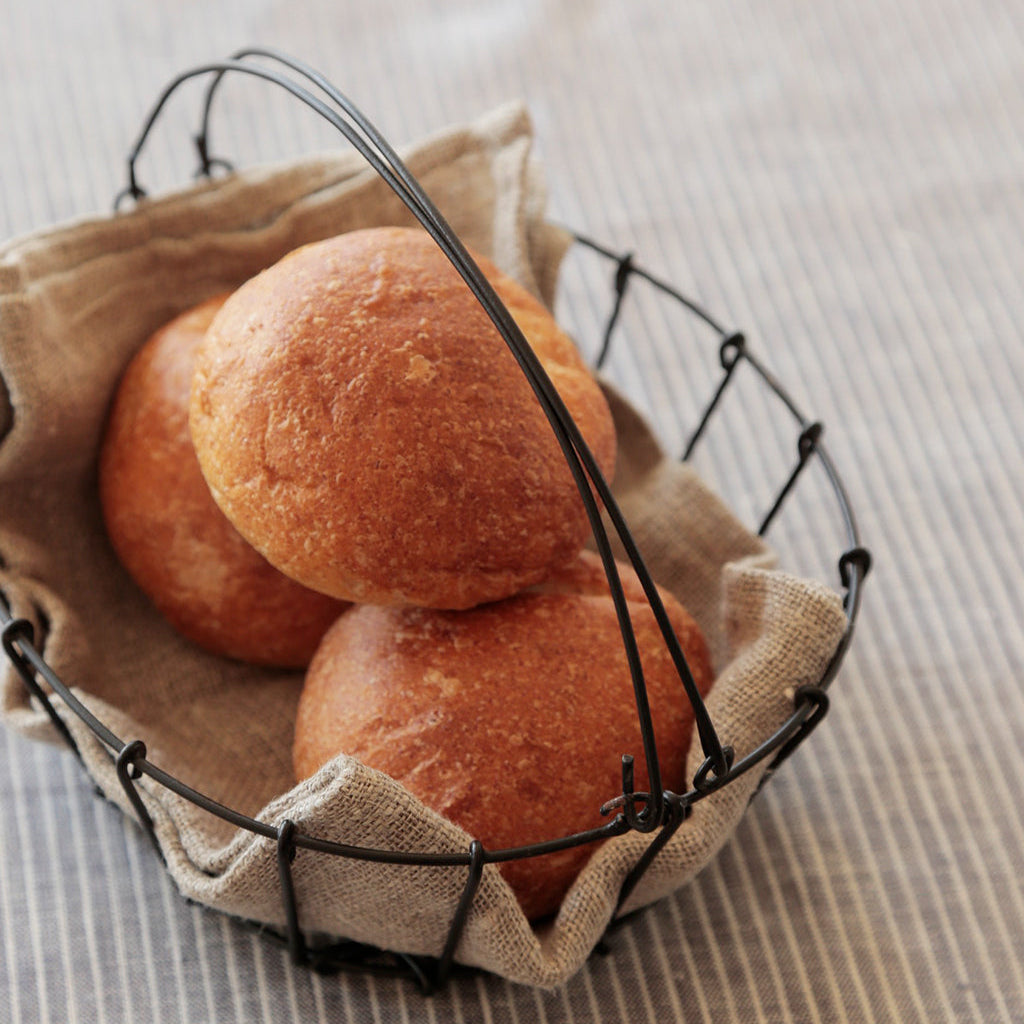 Fog Linen Work Oval Basket (M)