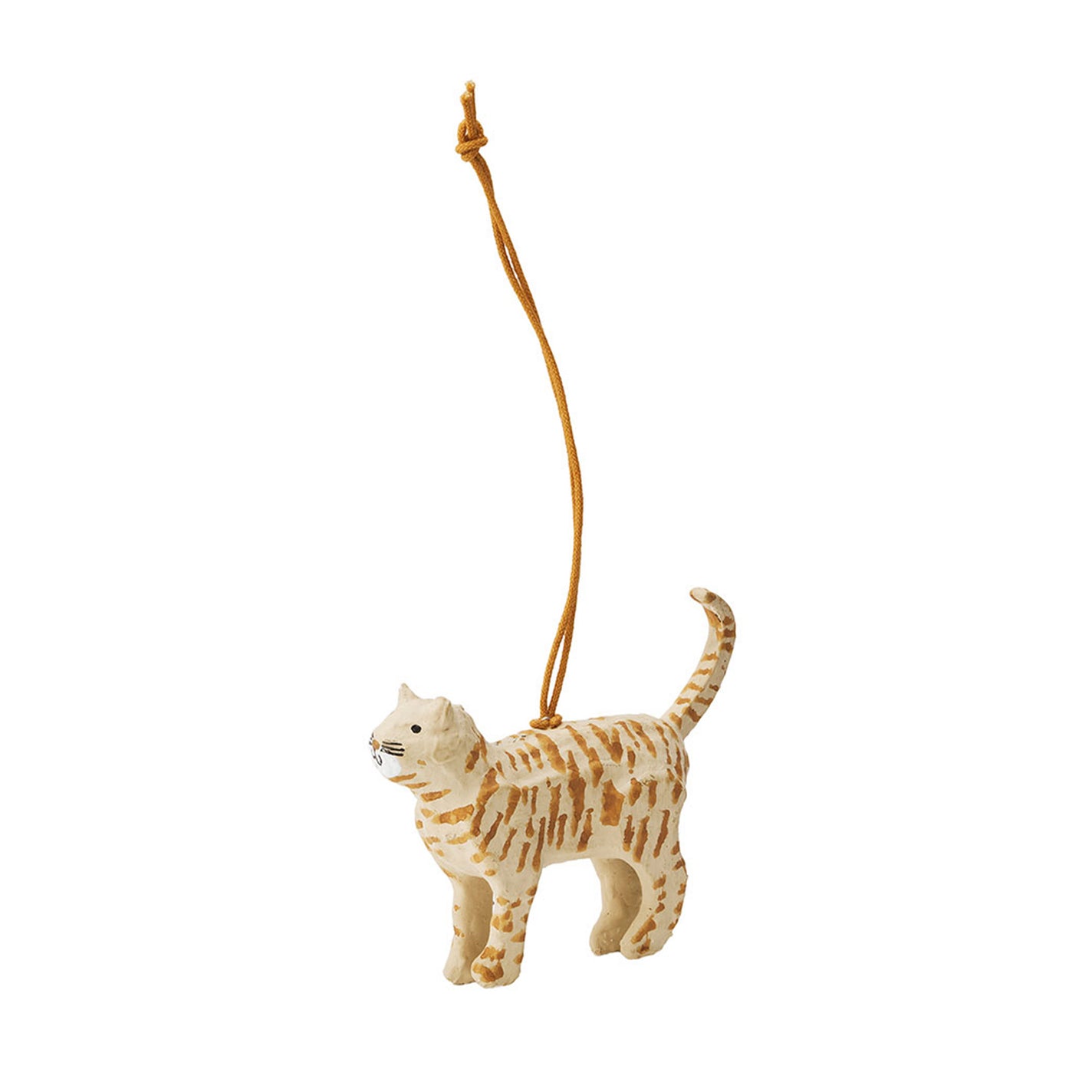 Fog Linen Work Papier Maché Ornament: Cat