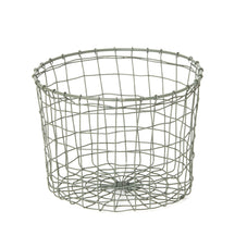 Fog Linen Work Round Pot Basket