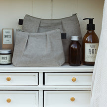 Fog Linen Work Seg Pouch (M): Natural