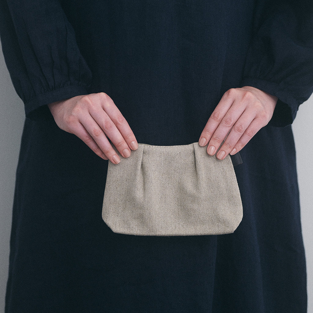 Fog Linen Work Seg Pouch (S): Natural