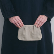 Fog Linen Work Seg Pouch (S): Natural