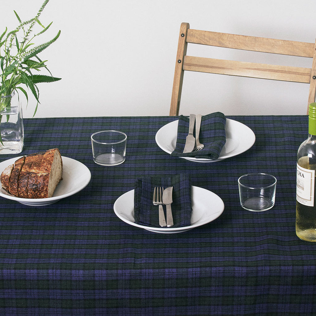 Fog Linen Work Linen Table Cloth (L): Stanly