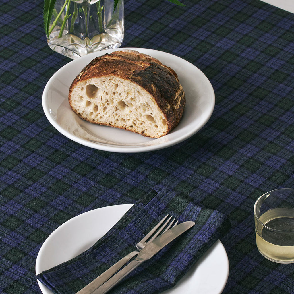 Fog Linen Work Linen Table Cloth (L): Stanly