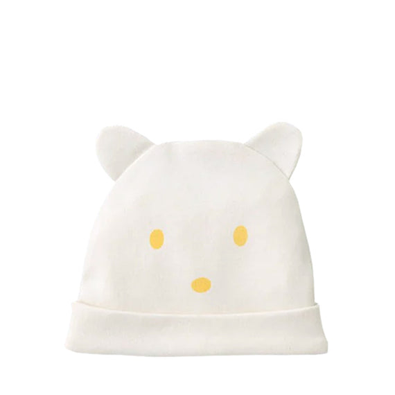 Fog Linen Work Baby Bear Cap in Bag