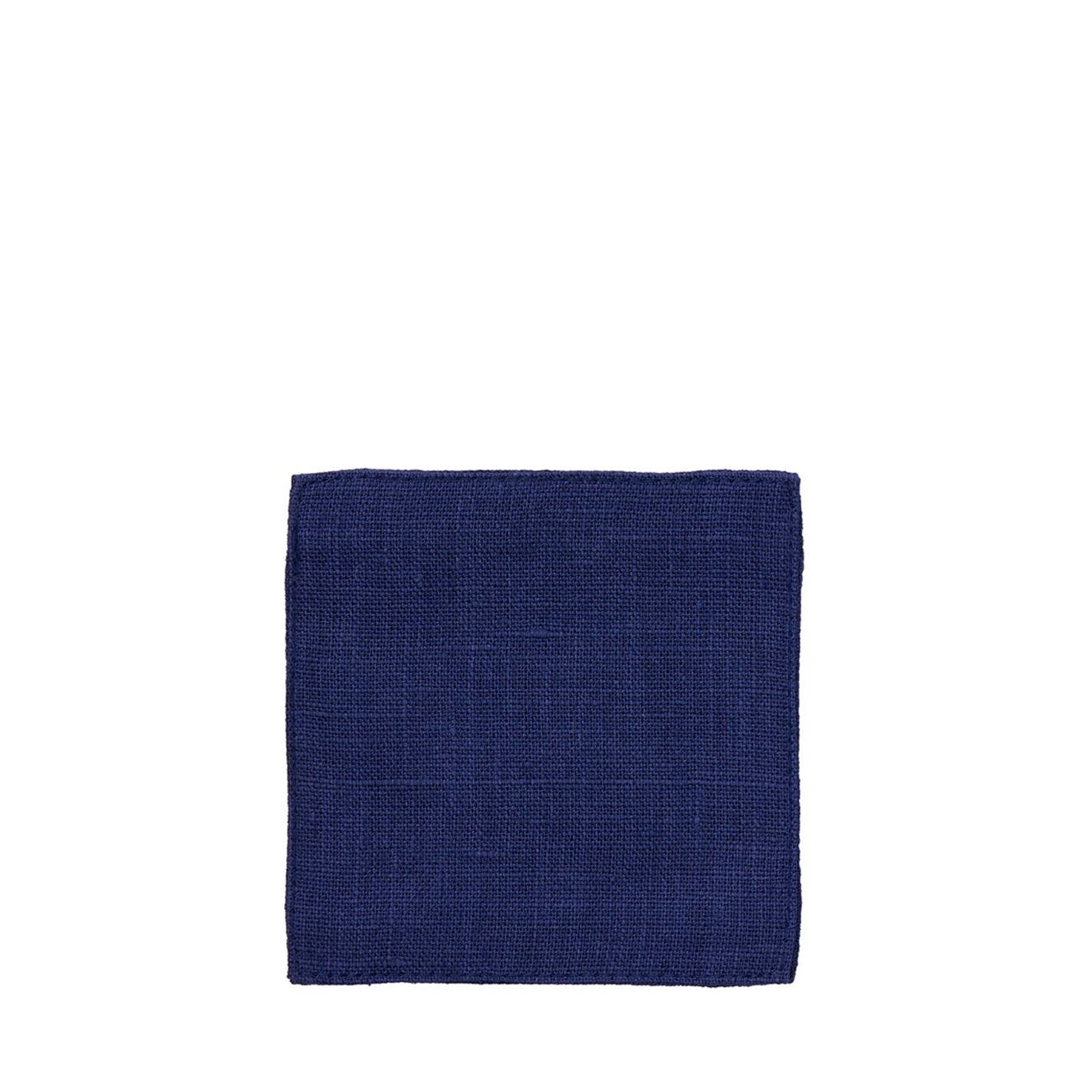 Fog Linen Work Linen Coaster: Blue Violet