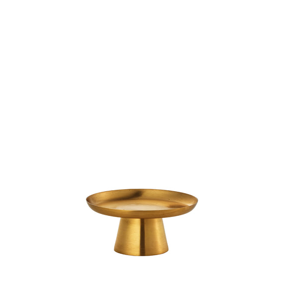 Fog Linen Work Brass Cake Stand (XS)