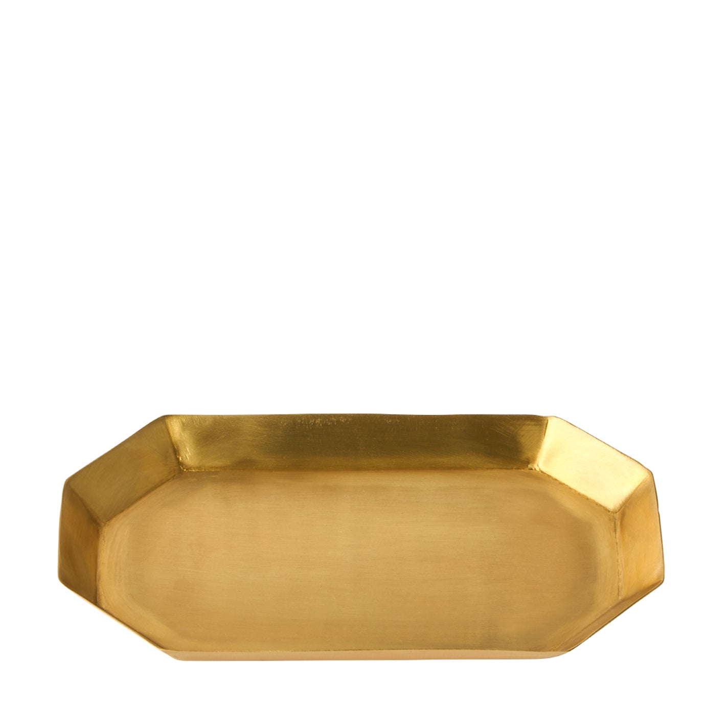 Fog Linen Work Brass Plate Long Octagonal (M)